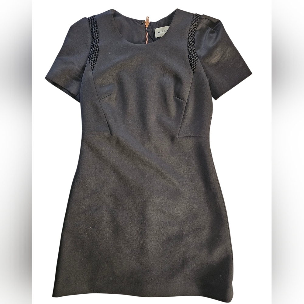 Milly Elegant Black Mini Dress